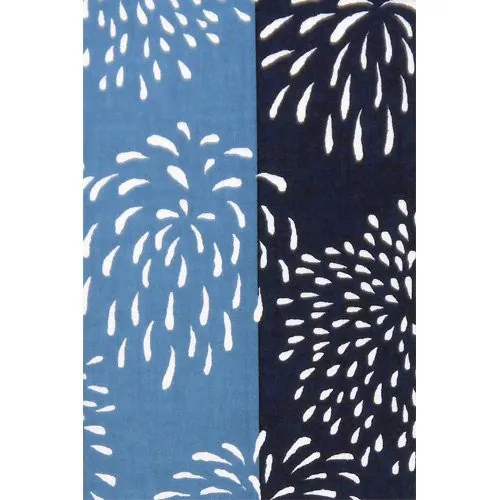 Hamamonyo Handtuch gefärbt Feuerwerk Navy