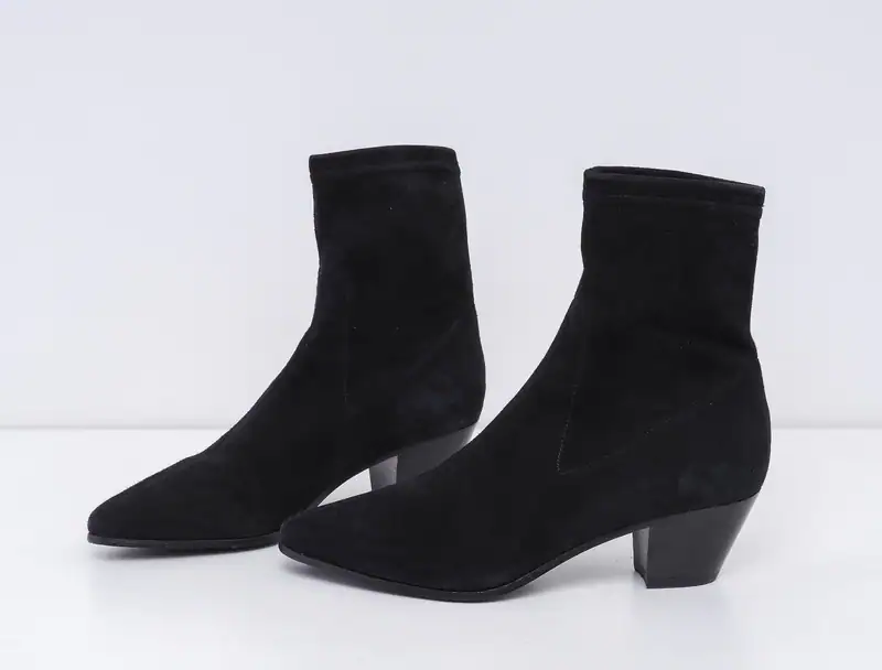 Maje Damen Lederstiefel Größe 36 Wildleder Stiefeletten MFACH00160