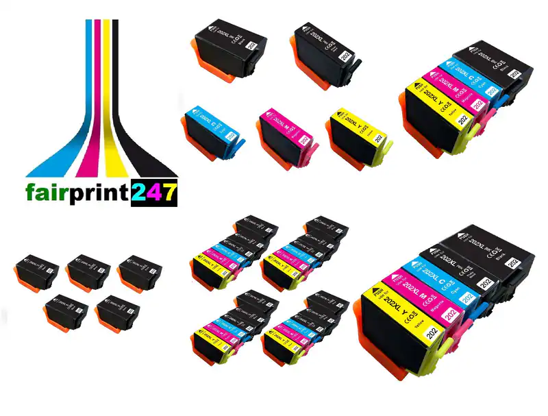Patronen ersetzt Epson 202 202XL kompatibel kein original XXL-Füllmenge TOP