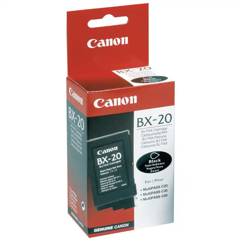 Original Canon BX-20 BK MultiPass C20 C30 C50 C70 C75 C80 Fax B180 B160 o.V./OVP