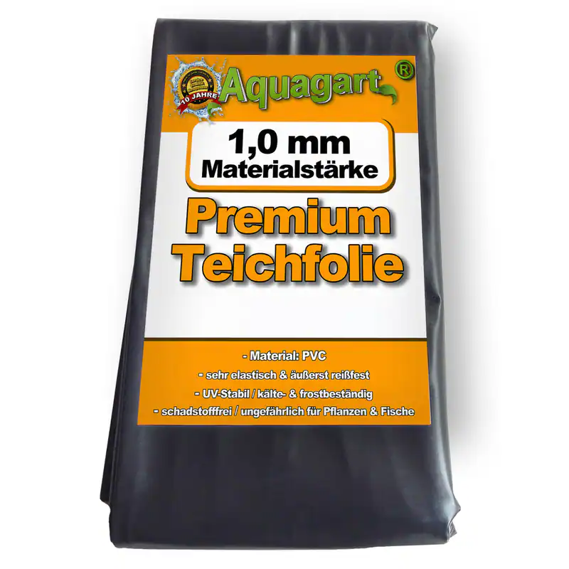 Teichfolie PVC 1 mm Folie Gartenteich Teichbau Teich Ufermatte Koi Epdm Vlies