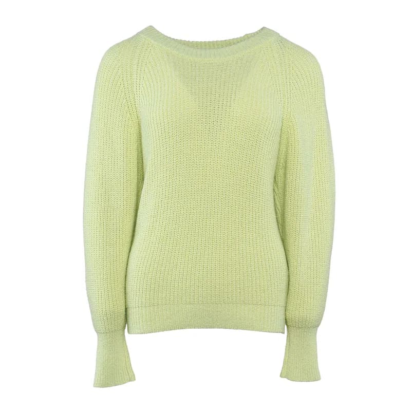 Claudie Pierlot Pullover Grün Gr. 36 FR / S Damen Strickpullover CFPPU00295