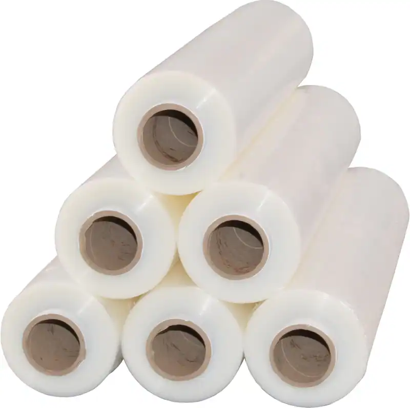 6 x Rollen 50cm Stretchfolie Verpackungsfolie 23my transparent 2,5kg
