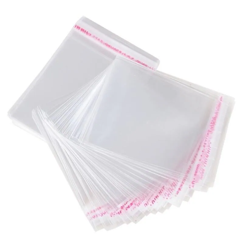 Adhäsion Tüten Beutel Plastiktüte Selbstklebend Verschließbar Verpackung Folie