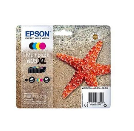 Original Epson 603XL MultiPack 4-XL-Patronen das grosse Set , in OVP DATUM 2028