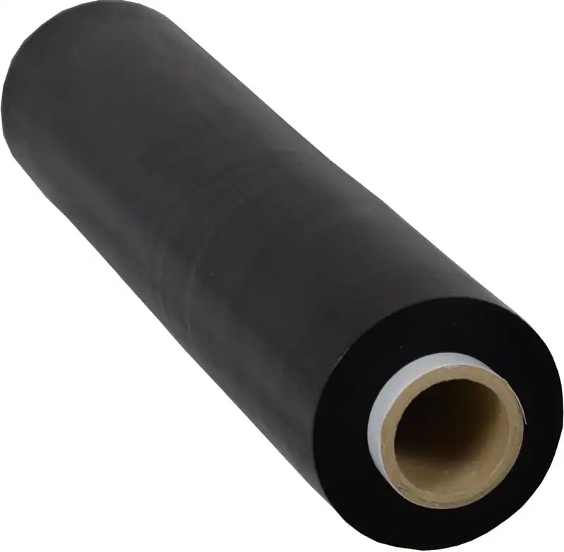 1 x Rolle Stretchfolie Palettenfolie Verpackungsfolie 23 my 2,5 kg Schwarz