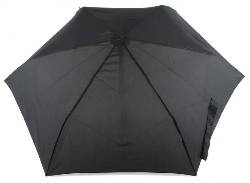 Knirps Flat Duomatic Regenschirm Accessoire Black Schwarz Neu