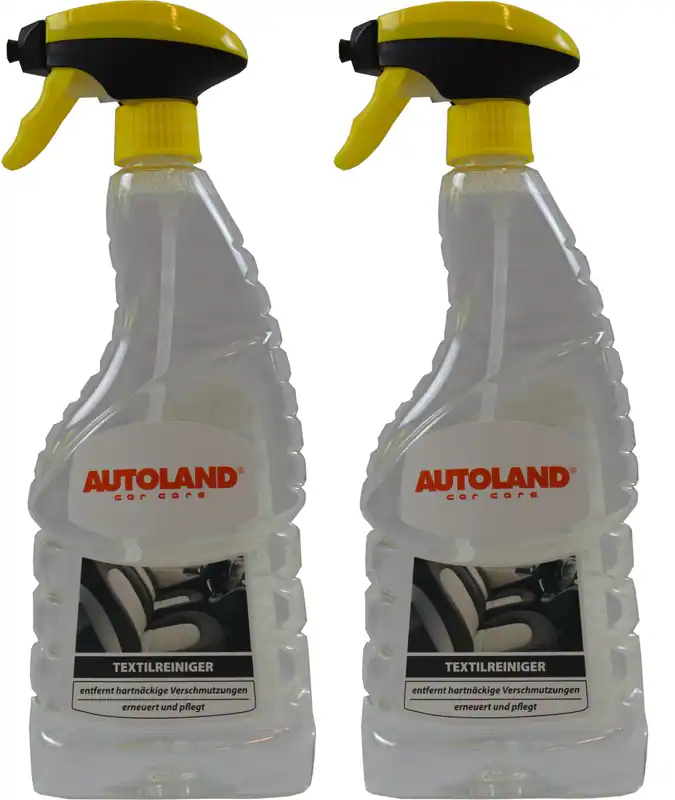 2x 750ml AUTOLAND Textilreiniger Innenraumpflege Textile Polster Reiniger Auto