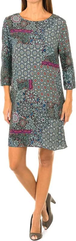 Desigual Women's Dress Multicolour Boho Mandalas Size 36 S 4 US 20SWVWA0