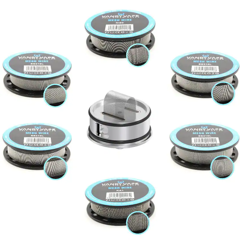 VandyVape MESH Wire Draht Wickeldraht KA1 Ni80 SS316L RBA Verdampfer Vandy Vape