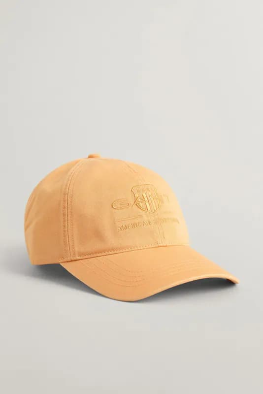 Gant Unisex Hat Cap Tonal Shield Orange Logo Size S-M 990111