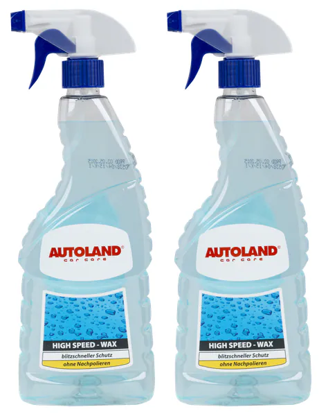 2x 750ml AUTOLAND High Speed - Wachs Wax Auto PKW Autopflege Reiniger Wasch