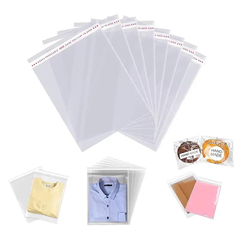 Flachbeutel selbstklebende Beutel transparent Tüten Cellophan Geschenktüte klar