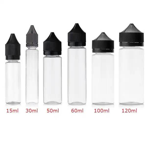 Liquidflaschen Leerflasche Tropfflaschen Dropper 15/30/50/60/100/120 PET Öffner