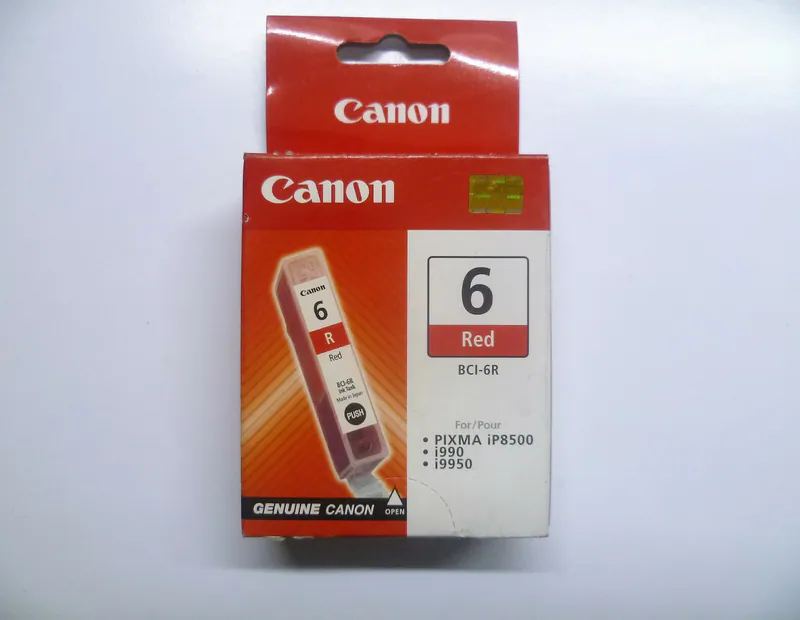 Original Canon BCI-6R BCI-6 R Pixma iP8500 i990 i9950 Pixus 9900i o.V./OVP