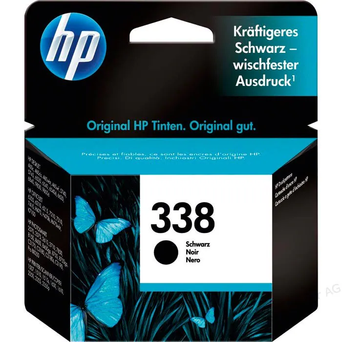 Original HP 338 schwarz black ungeöffnete Originalverpackung OVP DATUM 2024