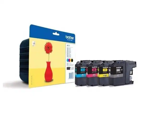 Original Brother LC121 MultiPack DCP-J132W J152W J172W J552DW OVP DATUM 12/2022