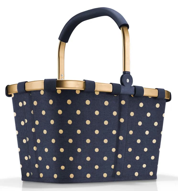 reisenthel Einkaufskorb carrybag Korb Tasche metallic dots blue BK4118
