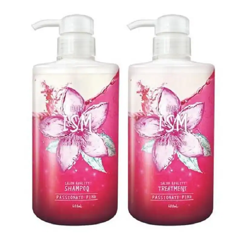 ISM Shampoo & Treatment Set - Passionate Pink