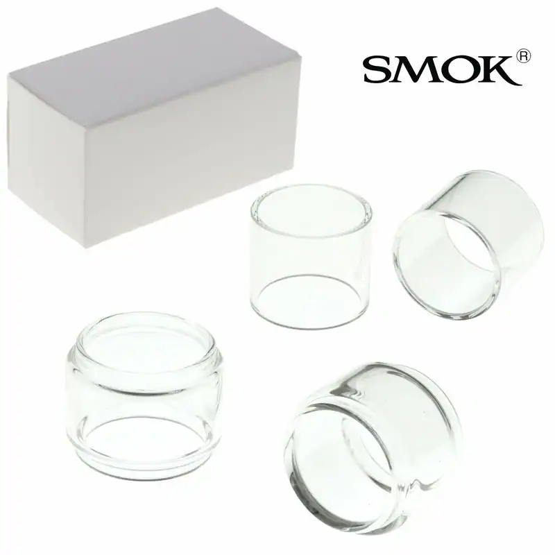 2x SMOK Ersatzglas für TFV9 TFV16 TFV18 Mini Lite Tube Tank Pyrex Glass Bulb