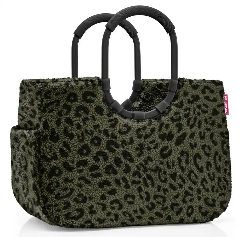 reisenthel loopshopper Tasche L Einkaufstasche Korb Teddy Leo Olive OR5055