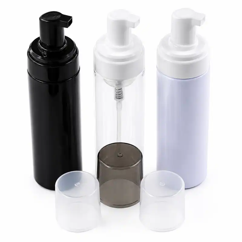 5 Stück Schaumseifenspender Pumpflasche - 200ml Kunststoff Pumpspender Reisen