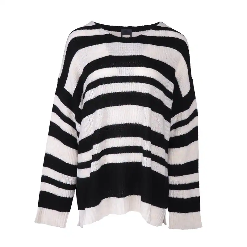 Max Mara Damenpullover Größe XL Weekend Gestreift Wollmischung Max Mara Weekend
