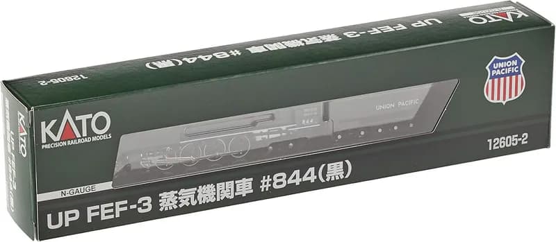 Kato Spur N 12605-2 UP FEF-3 Dampflok #844 (schwarz)