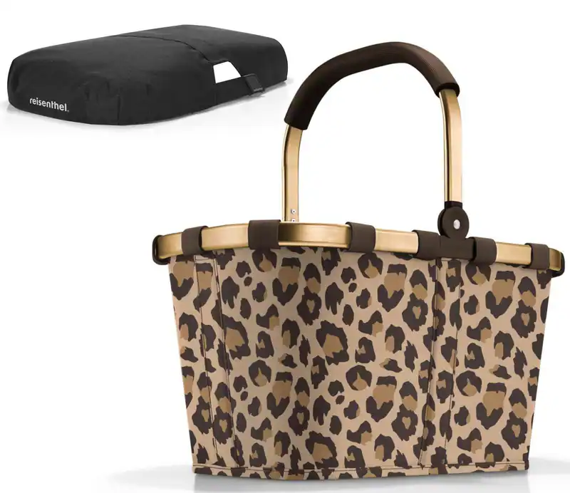 reisenthel Einkaufskorb Tasche Korb carrybag frame leo macchiato BK6047 + Cover