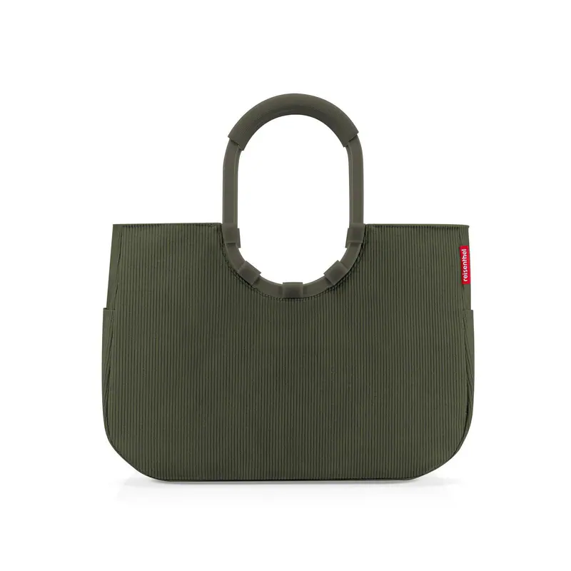 reisenthel loopshopper Tasche L Einkaufstasche Korb cord dark matcha OR5057
