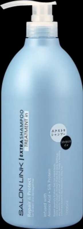 Kumano Oils Salon Link Extra Treatment-in Shampoo 1L (3 Flaschen)