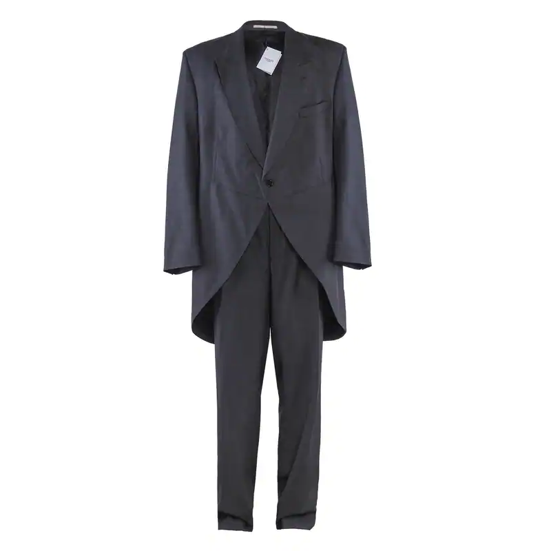 Hackett London Men's Dark Grey 100% Wool Suit Size 50 R HM450002 RRP: 1620 EUR