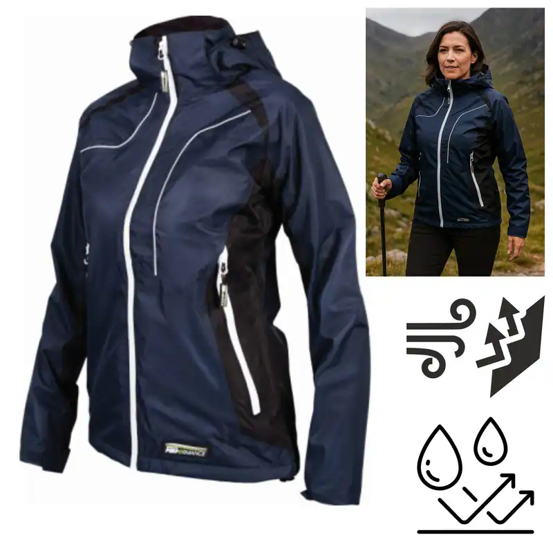 Trekkingjacke Regenjacke Wanderjacke Outdoorjacke Damen STALCO