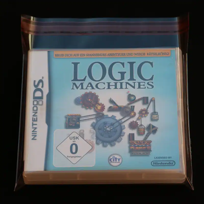Schutzhüllen Nintendo DS Spiele Game Box 157 x132 mm mit Klappe Sleeves 50 St.