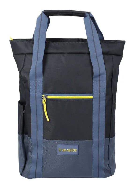 travelite Color Craze Tote Bag / Backpack S Shopper Tasche Darkblue dunkelblau