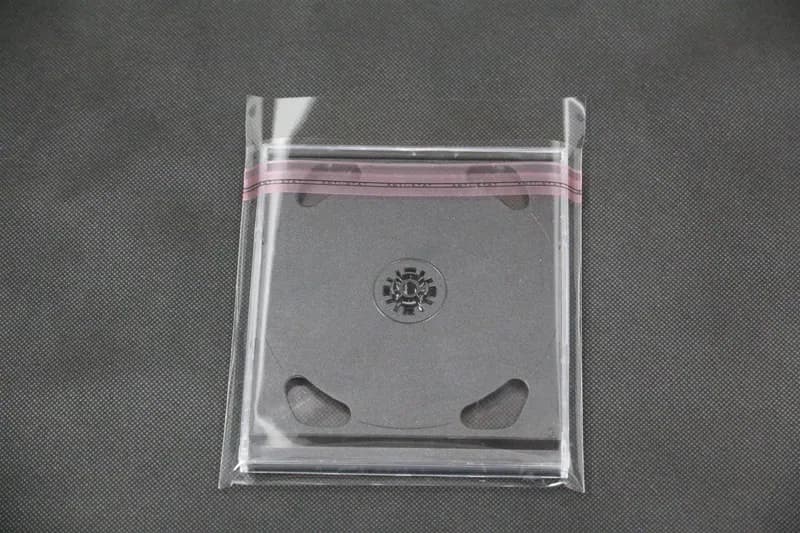 300 St. Schutzhüllen aus Folie mit Verschluss, für CD-Hüllen, Jewel Case