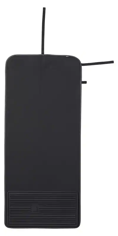 Silikon Bügelmatte mit Bügeleisenhalter, schwarz