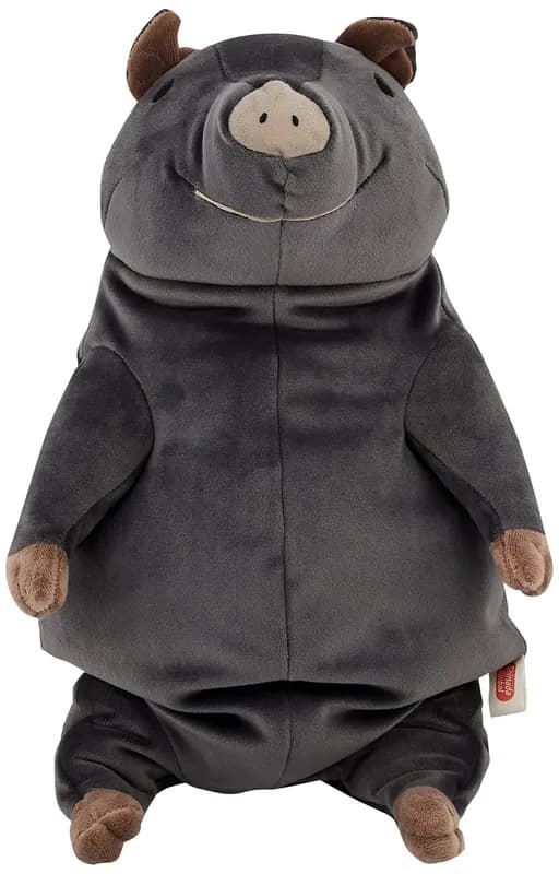 Shinada Global Mochi Serie Agu schwarzes Schwein (L) Plüschtier
