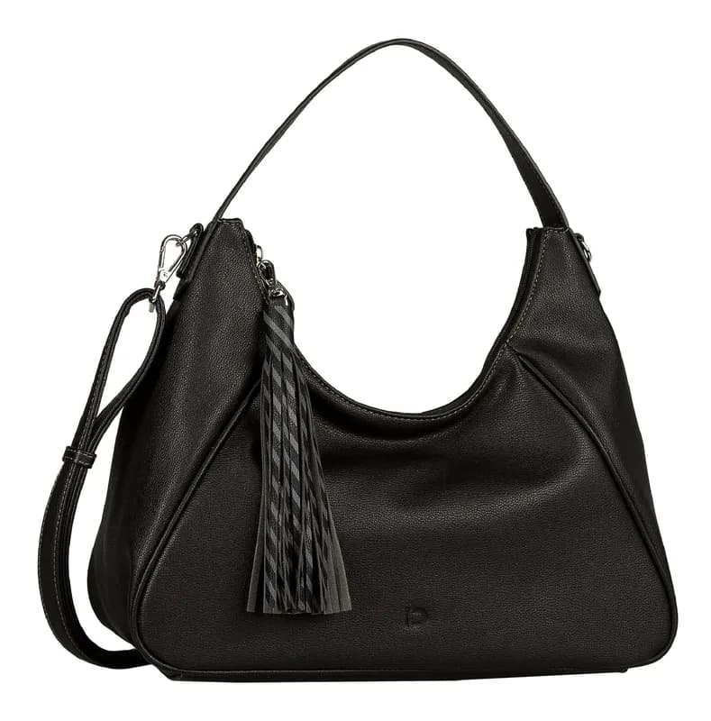 TOM TAILOR Abella Hobo Bag M Schultertasche Tasche Black schwarz Neu