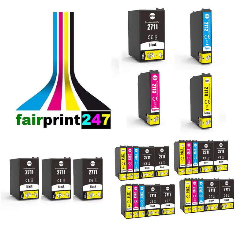 XL Patronen für Epson ersetzt 27 XL WorkForce WF-7210DTW WF-7610DWF WF-7620DTWF