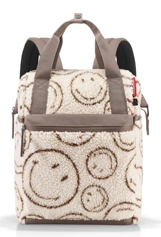 reisenthel Allrounder R Backpack M Rucksack Smile Teddy Chocolate creme braun