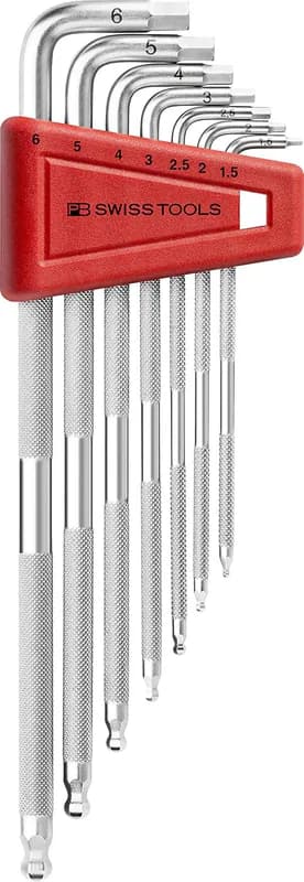 PB SWISS TOOLS Griff Sechskantschlüssel Satz mit Rändelung