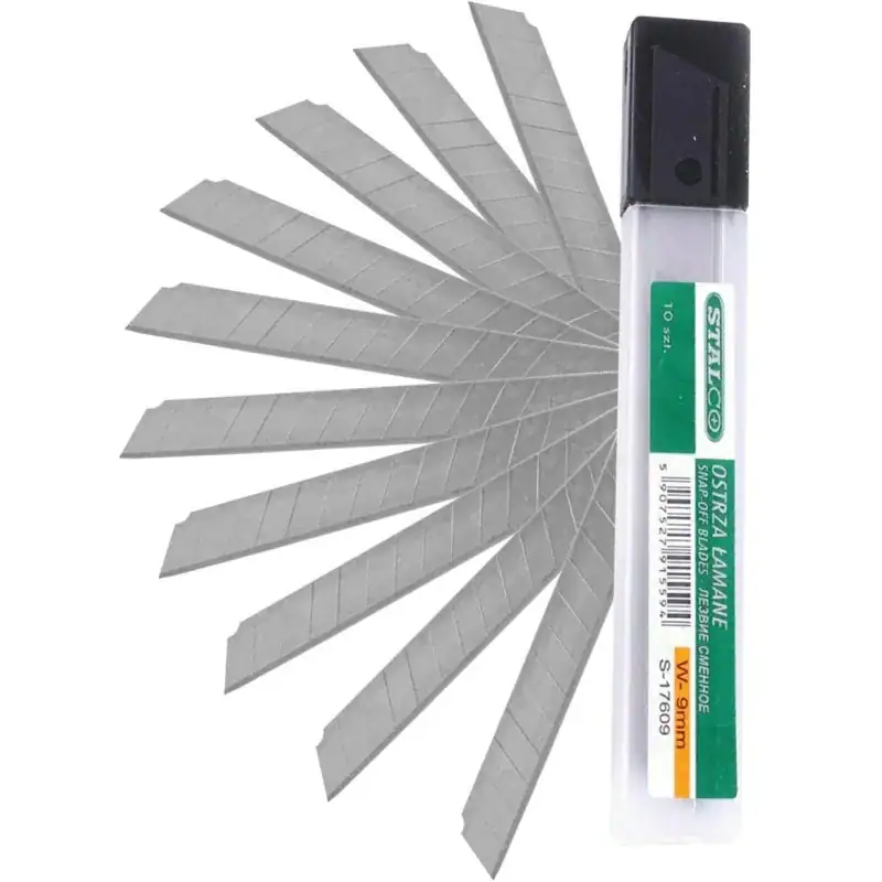 9 mm Ersatzklingen Set S-17609 - 10 Stück