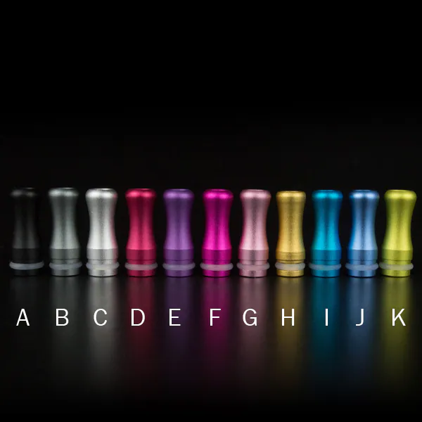 Driptip 510 Anschluss für Verdampfer aus Aluminium Mundstück Drip Tip D75-1