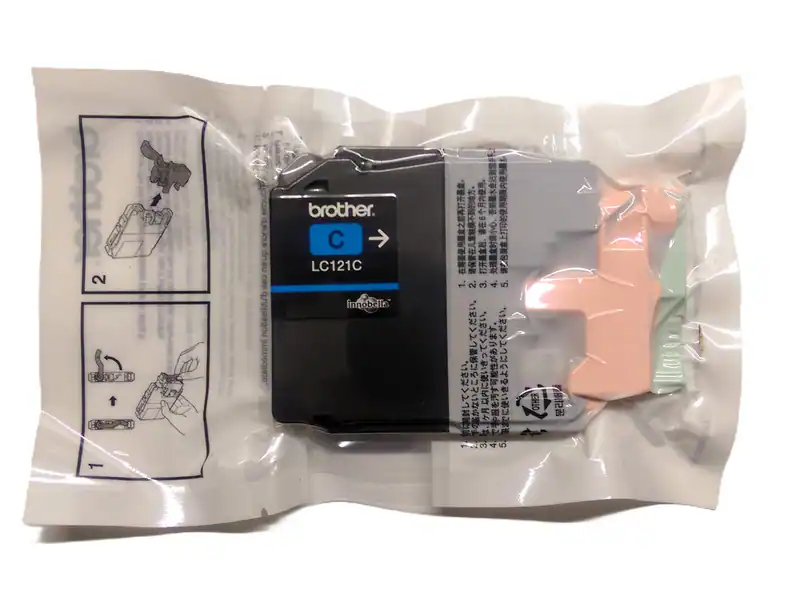 Original Brother LC121C cyan DCP-J132W DCP-J152W DCP-J172W MFC-J245 MFC-J470 o.V