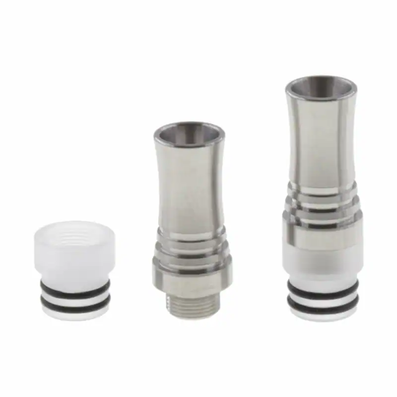 Drip Tip Mundstück 510 Edelstahl Spritzschutz E-Zigarette Verdampfer D341