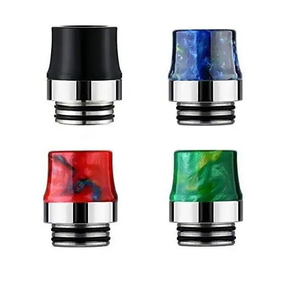 Drip Tip 810 Edelstahl Resin Mundstück E-Zigarette Spritzschutz Driptip D316