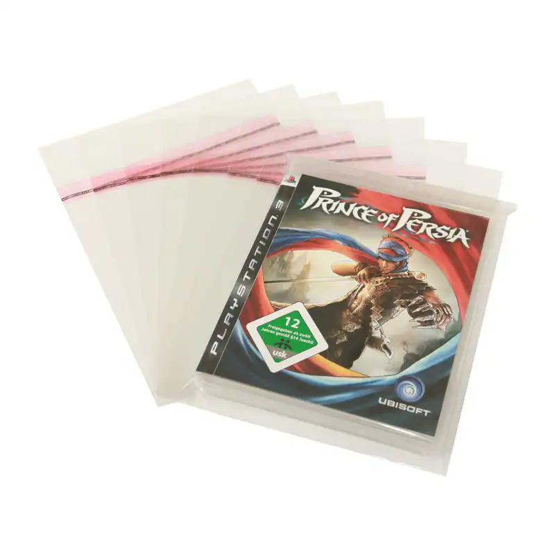 Schutzhülle mit Klappe Playstation 3 Box PS3 Game Protector mit Klappe 50 St.