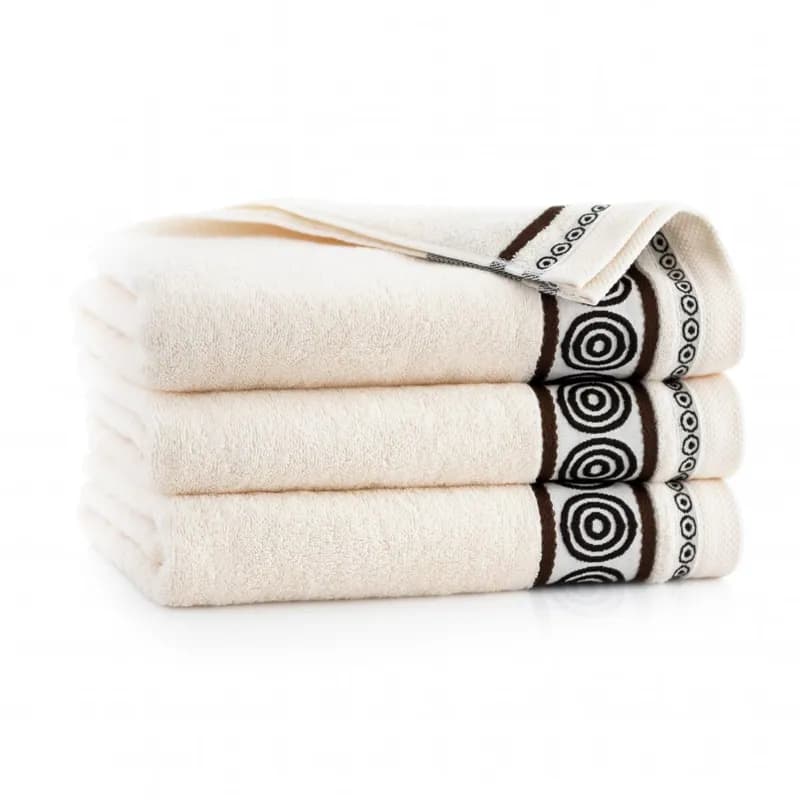 Handtuch Baumwolle ecru 30x50 cm 450 g/m² ägyptische Zwoltex RONDO Luxus