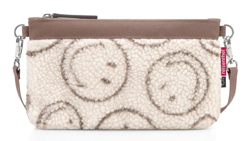 reisenthel Mini Pouch Handtasche Clutch Tasche Smile Teddy Chocolate creme braun